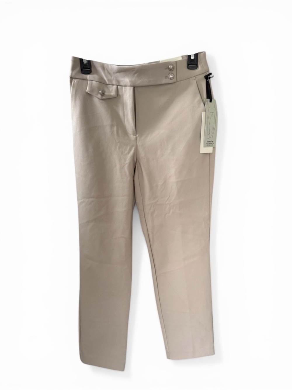 Rachel Zoe Taupe Slim Dress Chinos